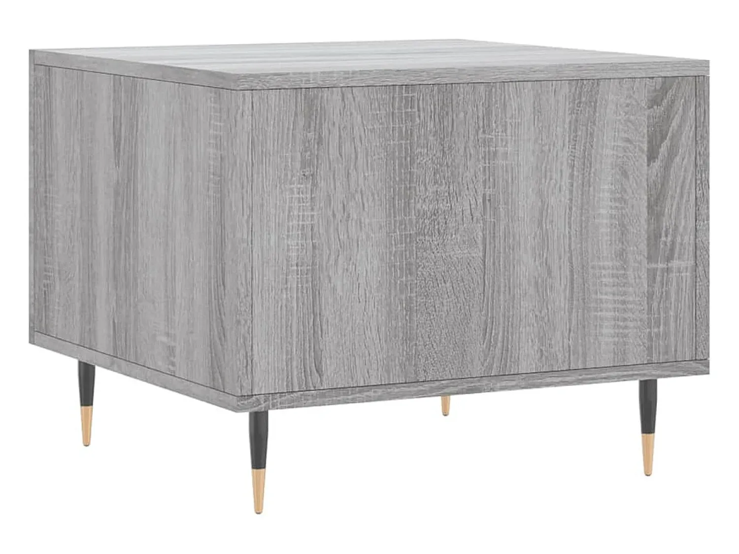 vidaxl Mesas de centro 2 pcs 50x50x40 cm madeira proc. sonoma cinza^ Mesa De Centro