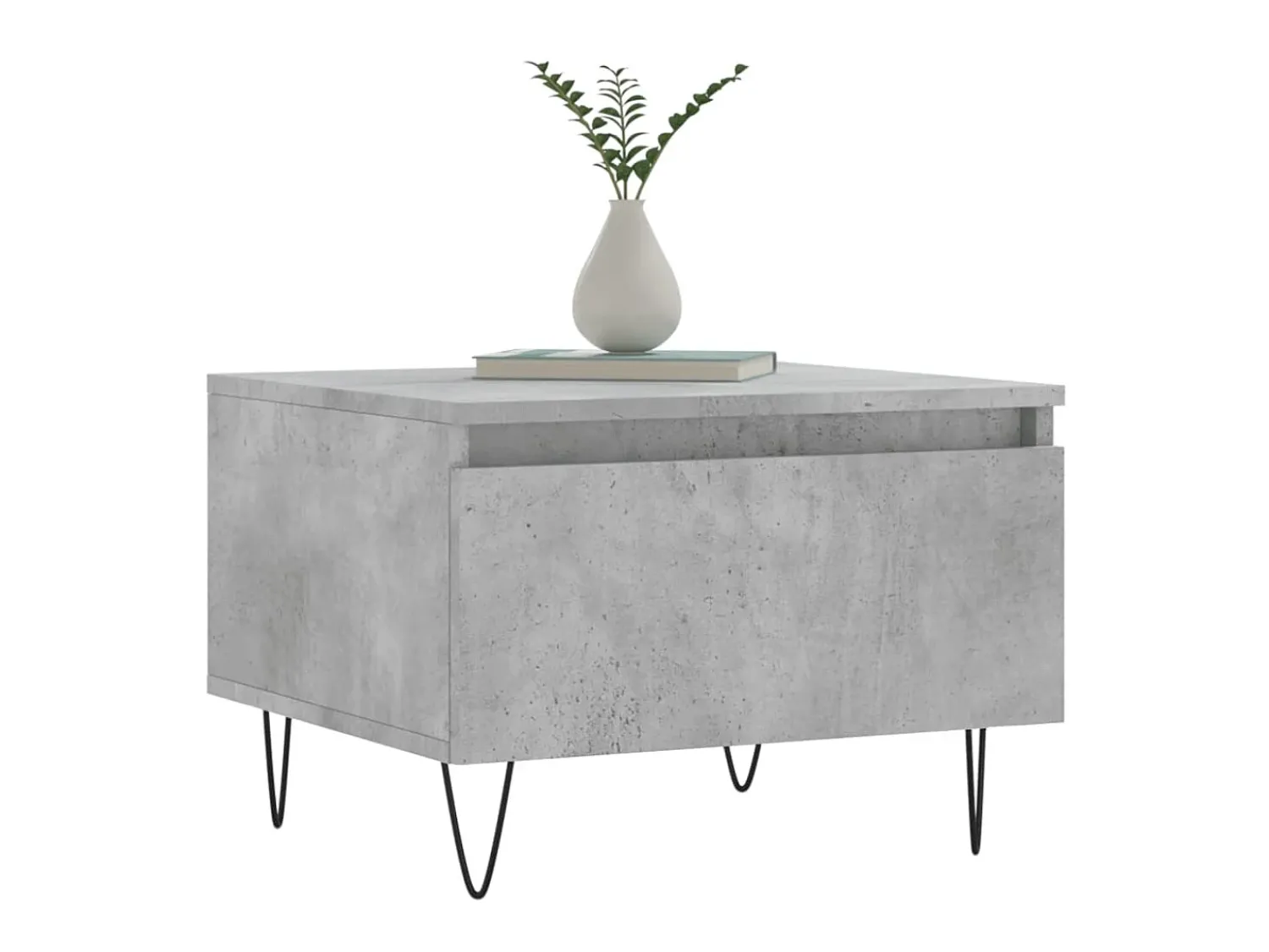 Sale Mesas de centro 2 pcs 50x46x35 cm deriv. madeira cinza-cimento PT500358 Cinzento