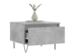 Sale Mesas de centro 2 pcs 50x46x35 cm deriv. madeira cinza-cimento PT500358 Cinzento