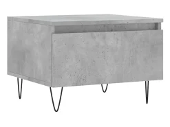 Sale Mesas de centro 2 pcs 50x46x35 cm deriv. madeira cinza-cimento PT500358 Cinzento
