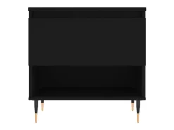 Discount vidaxl Mesas de centro 2 pcs 50x46x50 cm derivados de madeira Preto