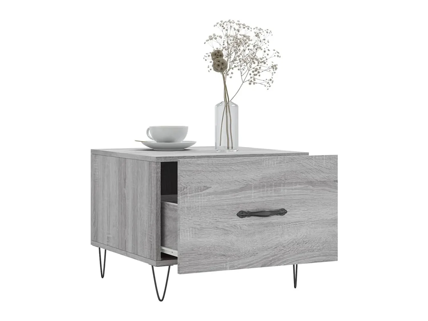 Sale Mesas de centro 2 pcs 50x50x40 cm madeira proc. sonoma cinza PT874656 Cinzento