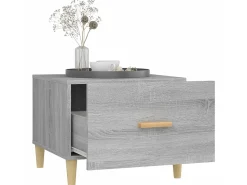 Mesa De Centro* Mesas de centro 2 pcs 50x50x40 cm madeira proc. sonoma cinza PT334962 Cinzento