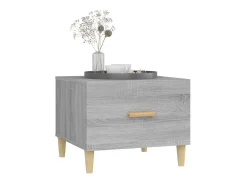 Mesa De Centro* Mesas de centro 2 pcs 50x50x40 cm madeira proc. sonoma cinza PT334962 Cinzento