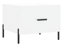 Mesa De Centro* Mesas de centro 2 pcs 50x50x40 cm madeira processada PT548080 Branco