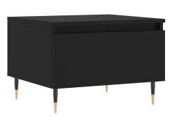 Mesa De Centro| Mesas de centro 2 pcs 50x46x35 cm derivados de madeira PT638126 Preto