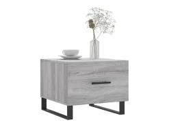 Mesa De Centro* Mesas de centro 2 pcs 50x50x40 cm madeira proc. sonoma cinza PT830728 Cinzento