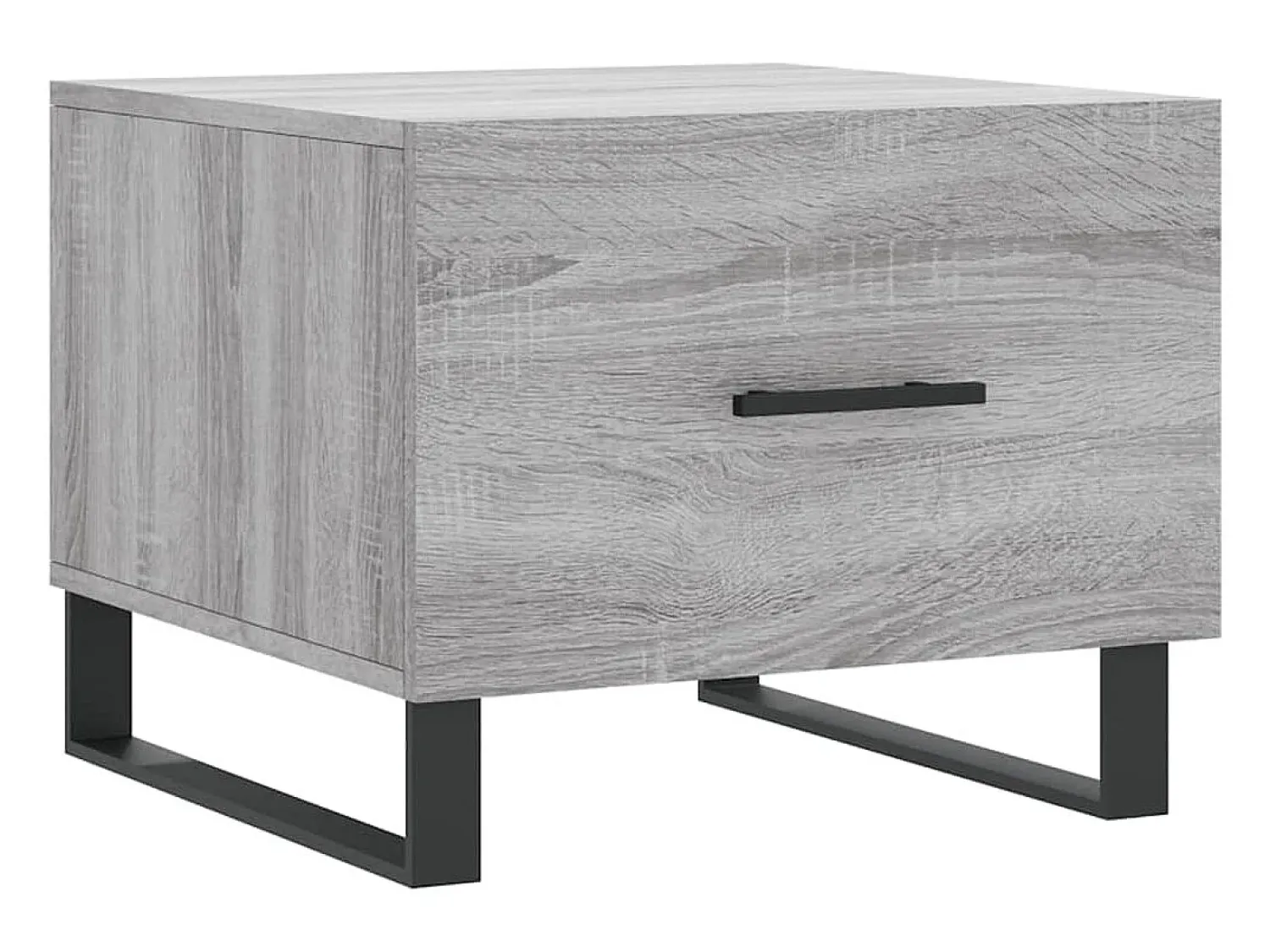 Mesa De Centro* Mesas de centro 2 pcs 50x50x40 cm madeira proc. sonoma cinza PT830728 Cinzento