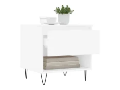 Mesa De Centro|vidaxl Mesas de centro 2 pcs 50x46x50 cm derivados de madeira Branco