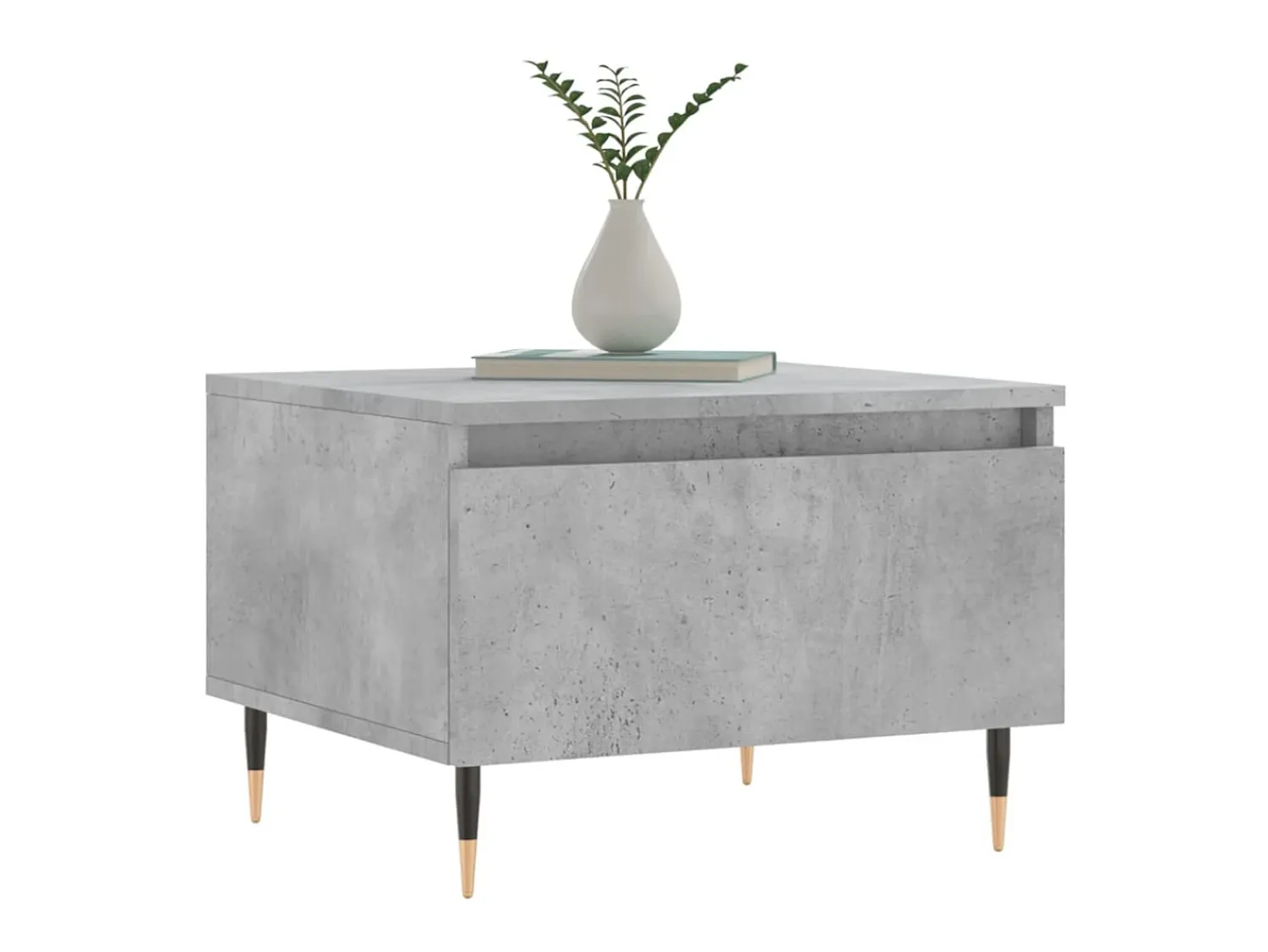 Sale Mesas de centro 2 pcs 50x46x35 cm deriv. madeira cinza-cimento PT463120 Cinzento