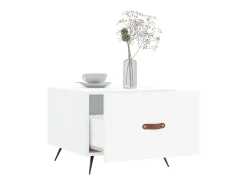 Hot Mesas de centro 2 pcs 50x50x40 cm madeira processada PT443706 Branco