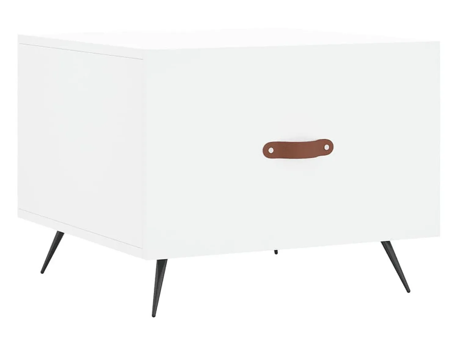 Hot Mesas de centro 2 pcs 50x50x40 cm madeira processada PT443706 Branco