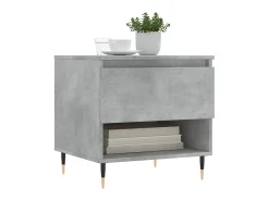 Mesa De Apoio* Mesas de centro 2 pcs 50x46x50 cm deriv. madeira cinza-cimento PT981246 Cinzento