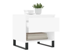 Mesa De Apoio* Mesas de centro 2 pcs 50x46x50 cm derivados de madeira PT445024 Branco