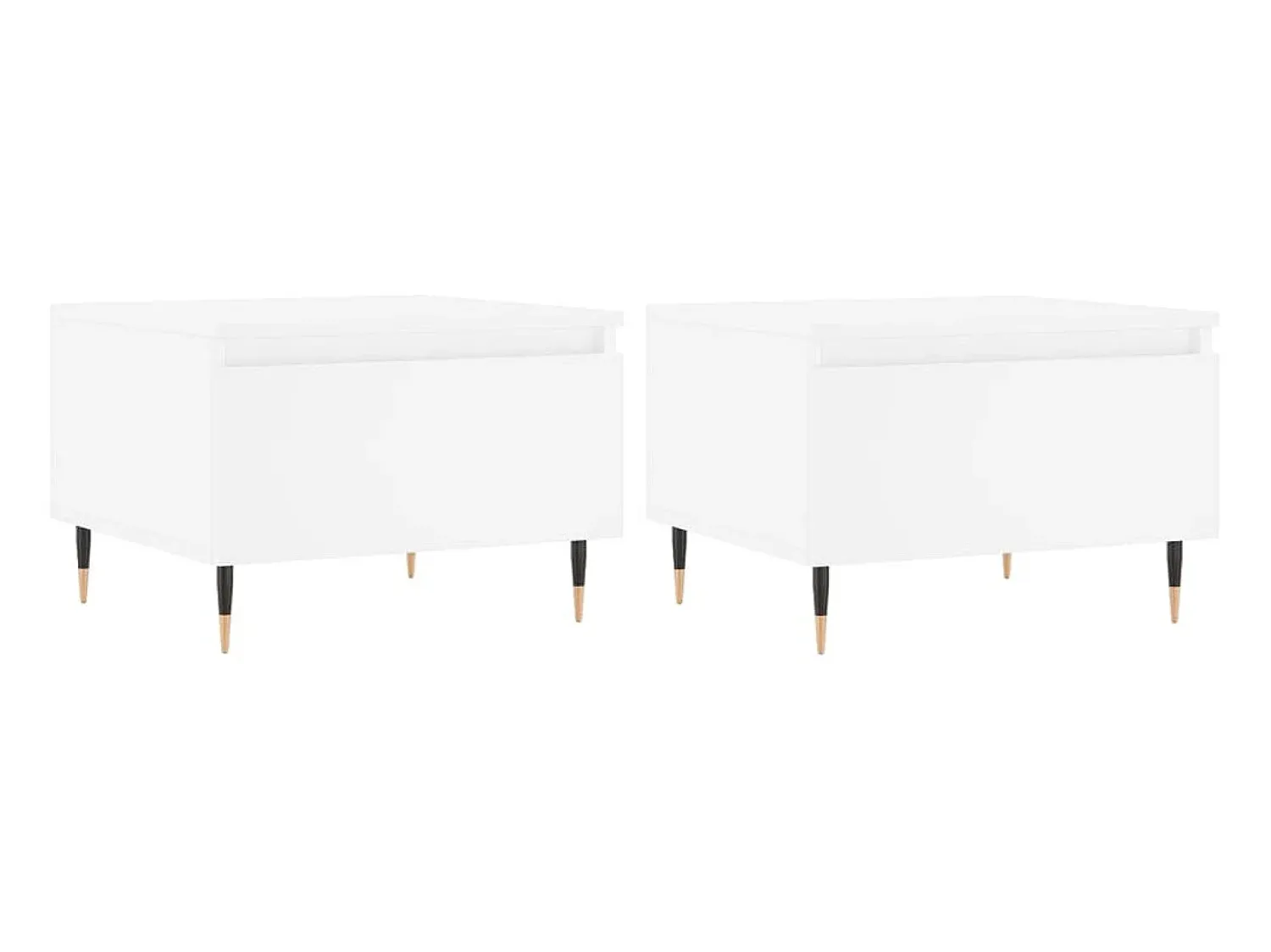 Mesas de centro 2 pcs 50x46x35 cm derivados de madeira PT853960^ Mesa De Apoio