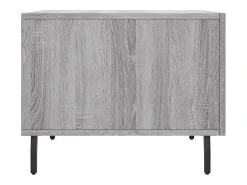 Mesa De Centro|vidaxl Mesas de centro 2 pcs 50x50x40 cm madeira proc. sonoma cinza Cinzento