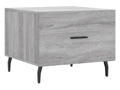 Mesa De Centro|vidaxl Mesas de centro 2 pcs 50x50x40 cm madeira proc. sonoma cinza Cinzento