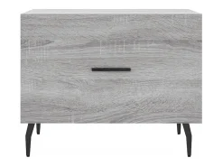 Mesa De Centro|vidaxl Mesas de centro 2 pcs 50x50x40 cm madeira proc. sonoma cinza Cinzento