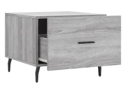Mesa De Centro|vidaxl Mesas de centro 2 pcs 50x50x40 cm madeira proc. sonoma cinza Cinzento