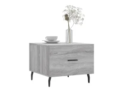 Mesas de centro 2 pcs 50x50x40 cm madeira proc. sonoma cinza PT474565^ Mesa De Centro