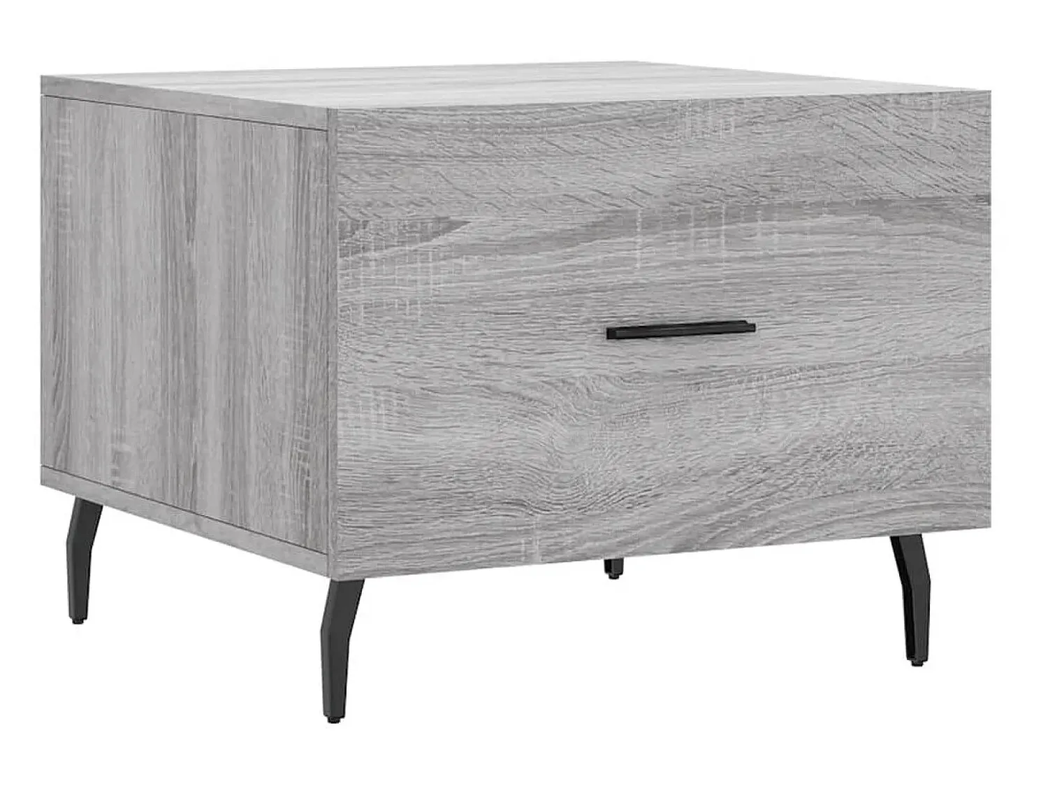 Mesas de centro 2 pcs 50x50x40 cm madeira proc. sonoma cinza PT474565^ Mesa De Centro