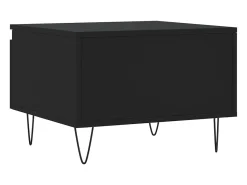 Discount vidaxl Mesas de centro 2 pcs 50x46x35 cm derivados de madeira Preto
