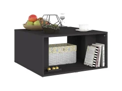 Mesa De Centro* Mesas de centro 4 pcs 33x33x33 cm derivados de madeira cinza PT310685 Cinzento