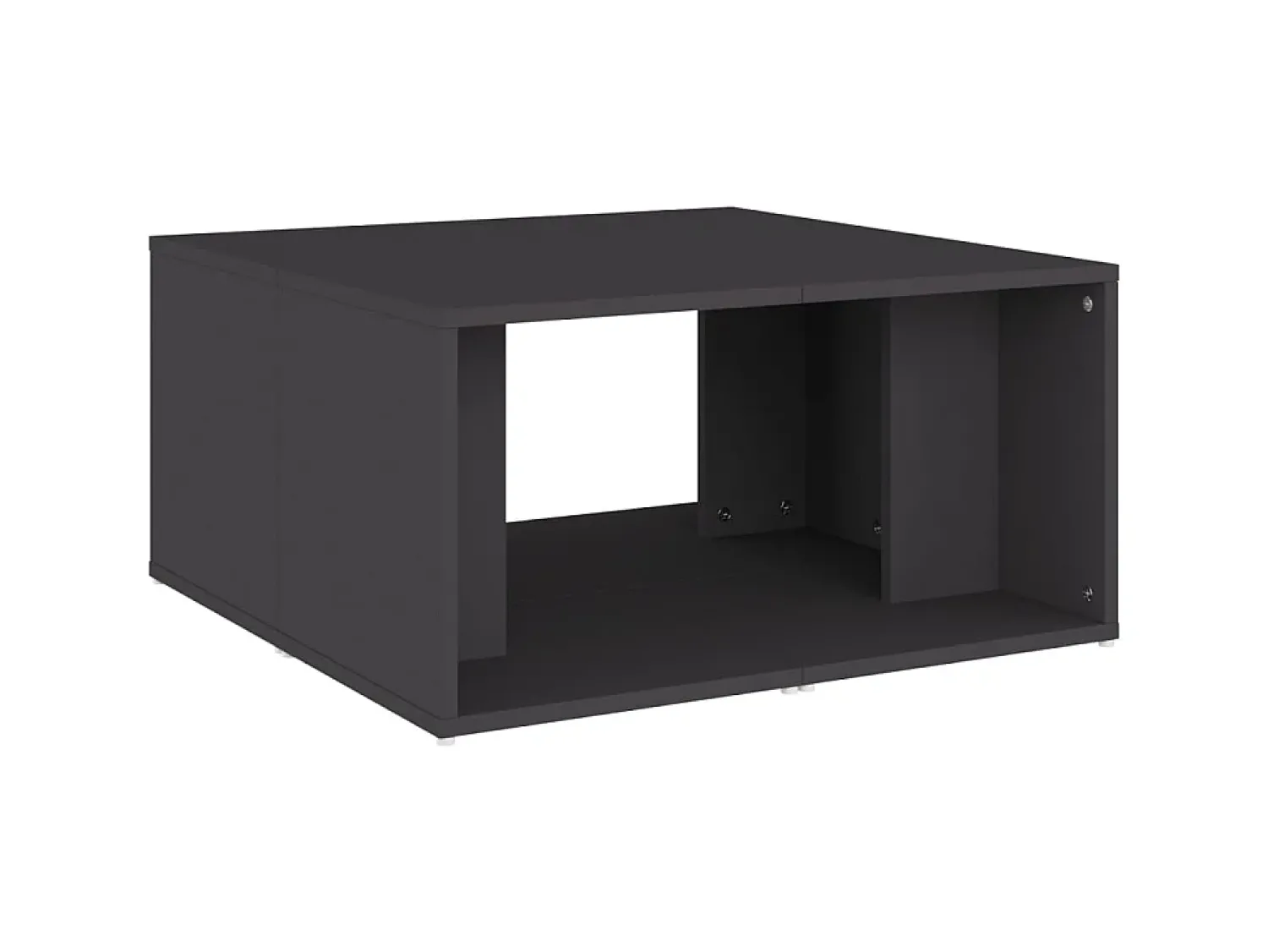 Mesa De Centro* Mesas de centro 4 pcs 33x33x33 cm derivados de madeira cinza PT310685 Cinzento