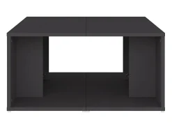 Mesa De Centro* Mesas de centro 4 pcs 33x33x33 cm derivados de madeira cinza Cinzento