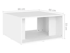 Mesas de centro 4 pcs 33x33x33 cm derivados de madeira^ Mesa De Centro