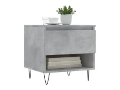 Best Mesas de centro 2 pcs 50x46x50 cm deriv. madeira cinza-cimento PT188654 Cinzento