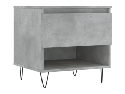 Best Mesas de centro 2 pcs 50x46x50 cm deriv. madeira cinza-cimento PT188654 Cinzento