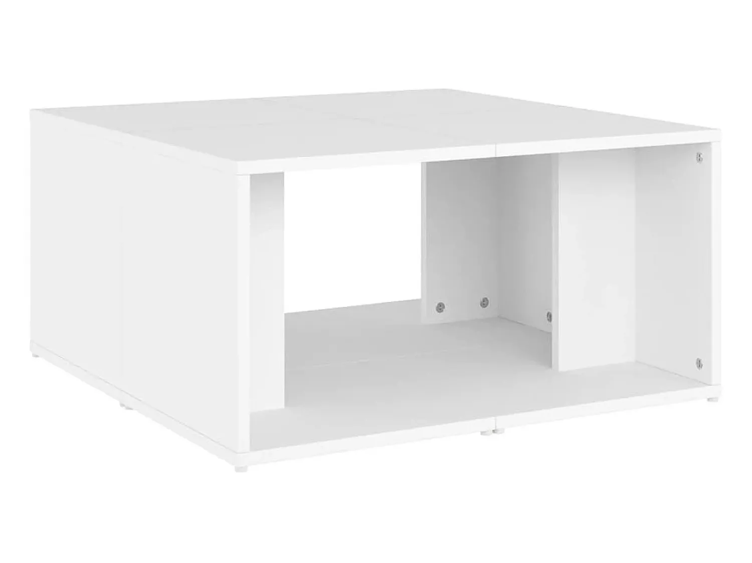 Mesa De Centro* Mesas de centro 4 pcs 33x33x33 cm derivados de madeira PT823508 Branco
