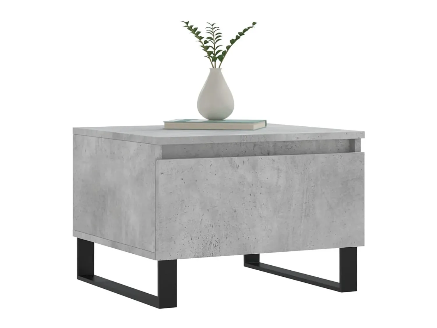 Best Mesas de centro 2 pcs 50x46x35 cm deriv. madeira cinza-cimento PT855779 Cinzento