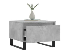 Best Mesas de centro 2 pcs 50x46x35 cm deriv. madeira cinza-cimento PT855779 Cinzento