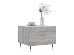 Mesa De Centro| Mesas de centro 2 pcs 50x50x40 cm madeira proc. sonoma cinza PT807183 Cinzento