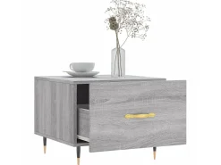 Mesa De Centro| Mesas de centro 2 pcs 50x50x40 cm madeira proc. sonoma cinza PT807183 Cinzento