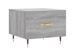 Mesa De Centro| Mesas de centro 2 pcs 50x50x40 cm madeira proc. sonoma cinza PT807183 Cinzento