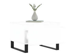 Mesa De Apoio* Mesas de centro 2 pcs 50x46x35 cm derivados de madeira PT593600 Branco