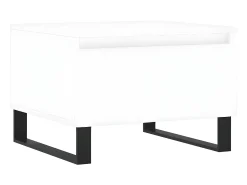Mesa De Apoio* Mesas de centro 2 pcs 50x46x35 cm derivados de madeira PT593600 Branco