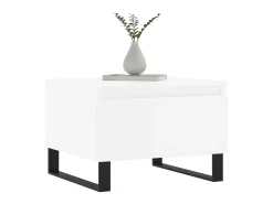 Mesa De Apoio* Mesas de centro 2 pcs 50x46x35 cm derivados de madeira PT593600 Branco