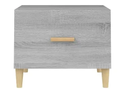 Sale vidaxl Mesas de centro 2 pcs 50x50x40 cm madeira proc. sonoma cinza Cinzento