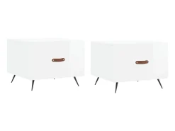Mesas de centro 2 pcs 50x50x40 cm brilhante PT344822^ Mesa De Centro