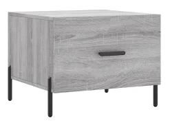 Mesa De Centro| Mesas de centro 2 pcs 50x50x40 cm madeira proc. sonoma cinza PT561693 Cinzento