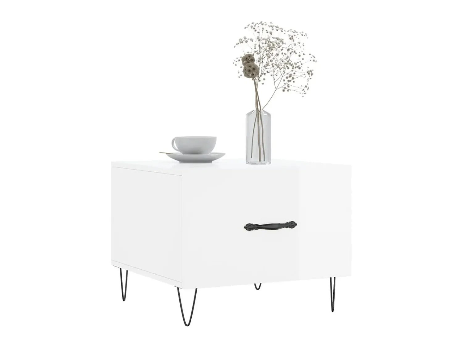 Online Mesas de centro 2 pcs 50x50x40 cm brilhante PT178101 Branco