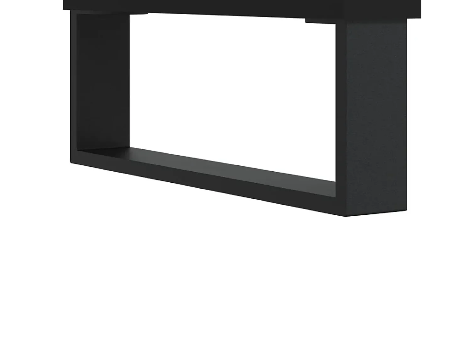 Mesa De Centro*vidaxl Mesas de centro 2 pcs 50x46x35 cm derivados de madeira Preto