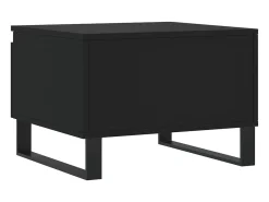 Mesa De Centro*vidaxl Mesas de centro 2 pcs 50x46x35 cm derivados de madeira Preto