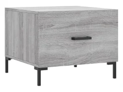 Clearance Mesas de centro 2 pcs 50x50x40 cm madeira proc. sonoma cinza PT382864 Cinzento