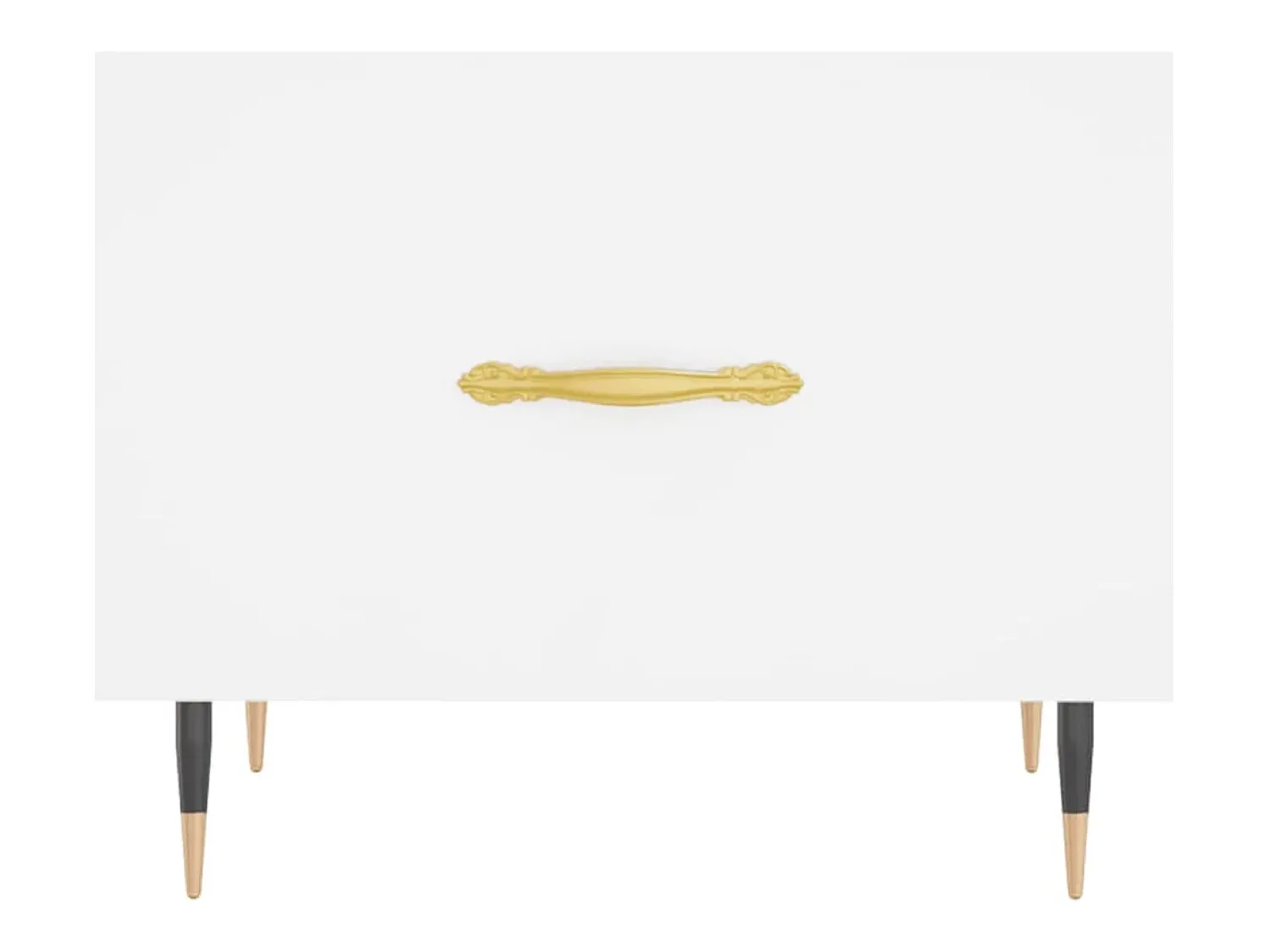 New vidaxl Mesas de centro 2 pcs 50x50x40 cm madeira processada Branco