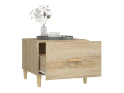 Mesas de centro 2 pcs 50x50x40cm deriv. madeira carvalho sonoma PT463294^ Mesa De Centro